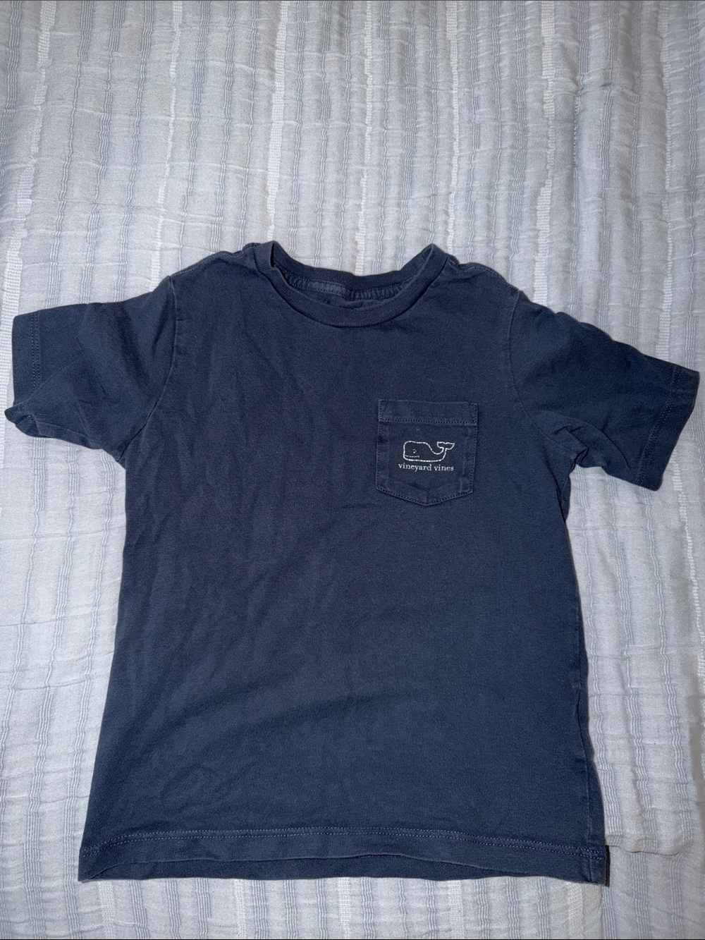 Vineyard Vines Navy Short Sleeve Pocket Tee for Kids